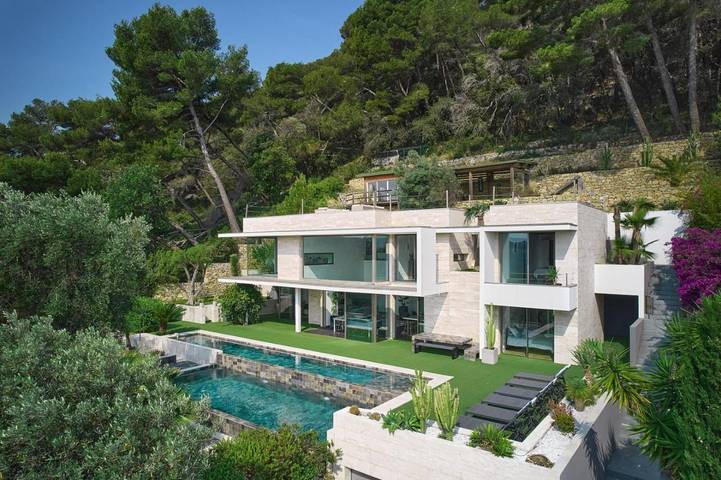 Maison d’hôte pour 10 personnes, avec Terrasse ainsi que Piscine et Vue à Vallauris