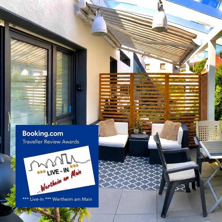 Ferienwohnung für 4 Personen, mit Terrasse in Wertheim