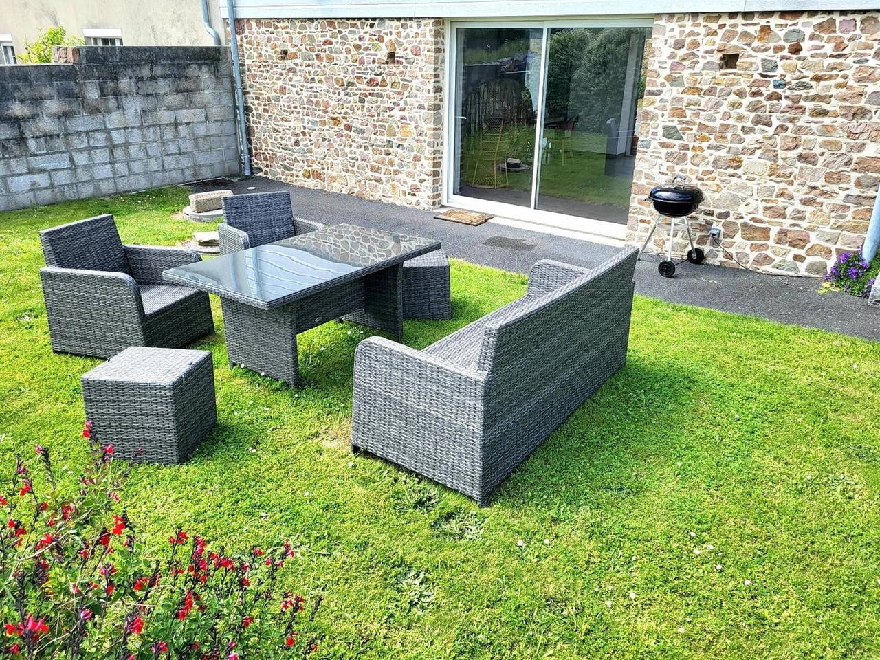 Maison de vacances « Petit Loft, Maison Bord De Mer » avec jardin privé et Wi-Fi in Pirou, Région de Coutances