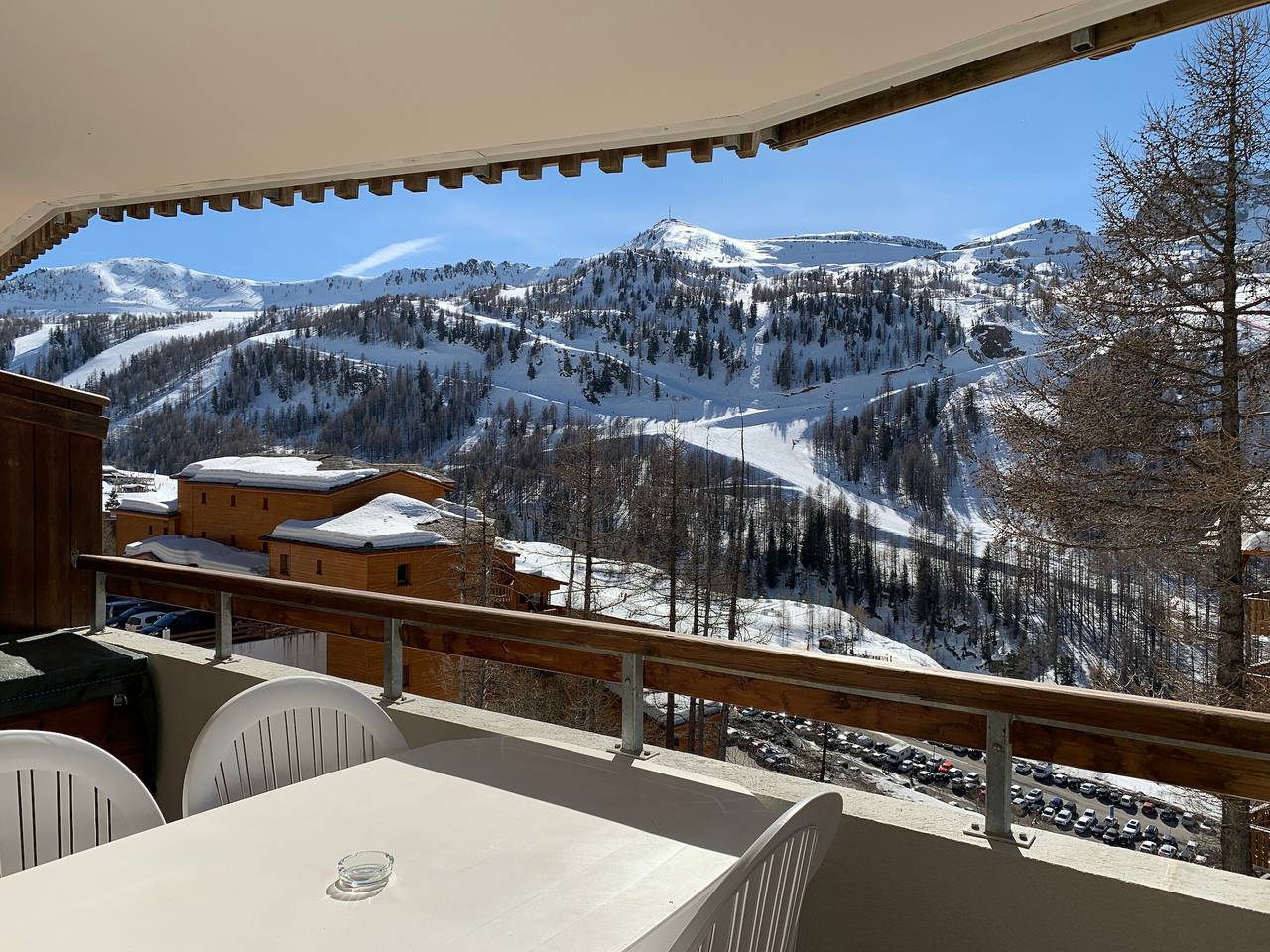 Isola 2000, prachtig 3-kamerappartement met uitzicht, Terrasses d'Azur in Isola 2000, Isola