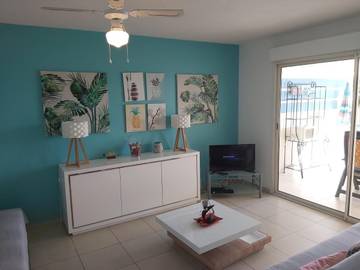 Gîte pour 4 personnes, avec jardin et vue dans Marina du Marin