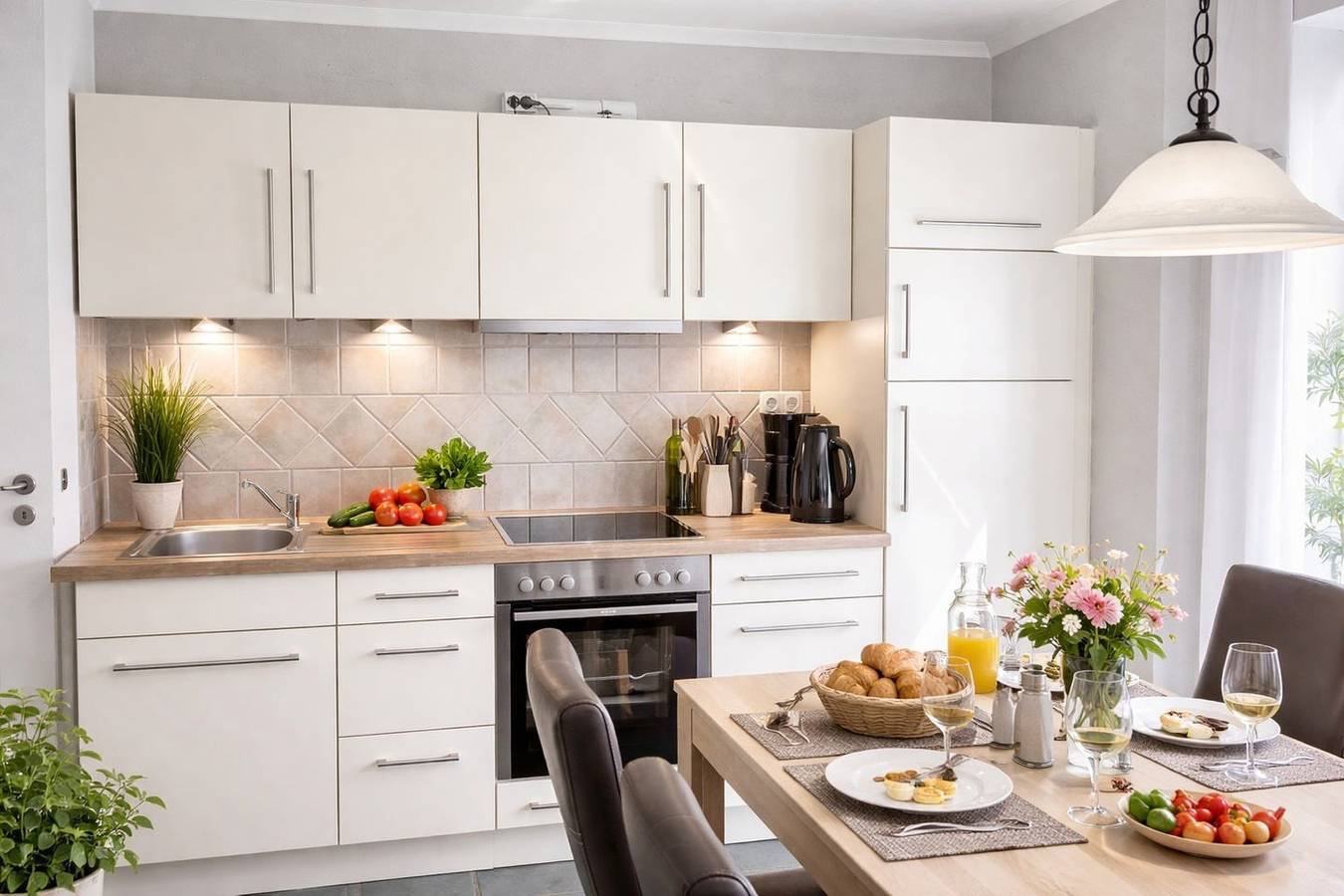 Ganze Wohnung, Urlaub auf dem Ferienbauerrnhof - direkt an der Küste mit traumhaften Meerblick! in Katharinenhof (Fehmarn), Fehmarn