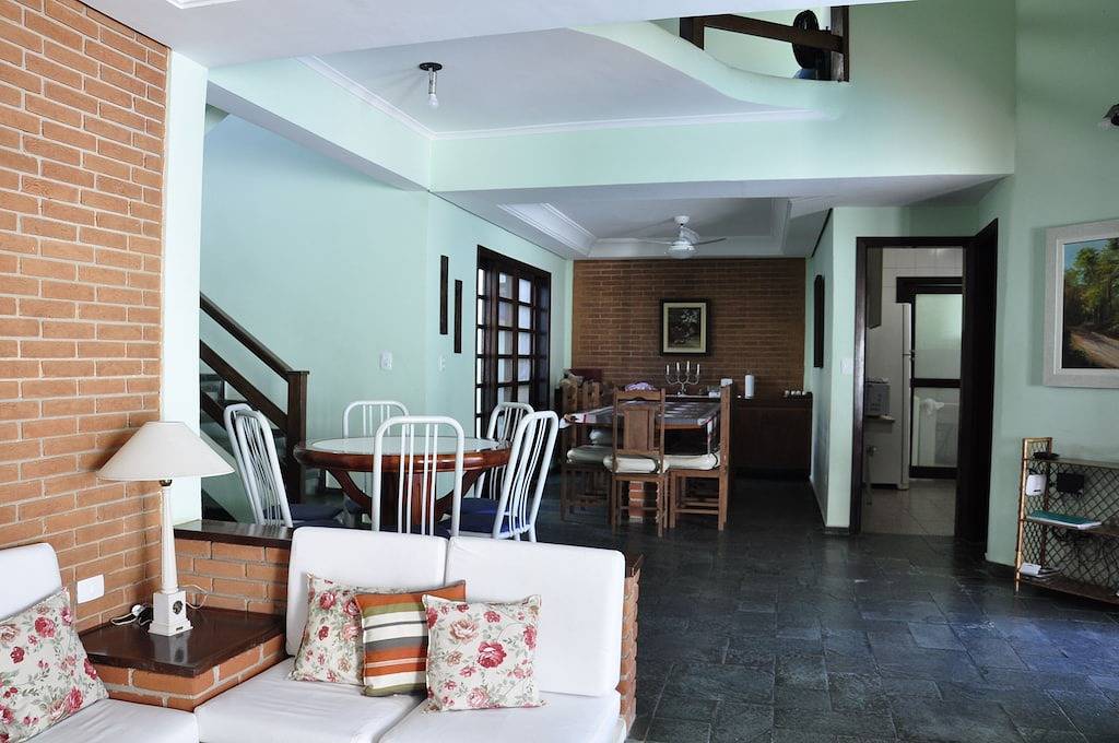 Schönes Haus mit zwei Schlafzimmern in Praia do Lázaro - Ubatuba in Ubatuba, Região Metropolitana do Vale do Paraíba e Litoral Norte