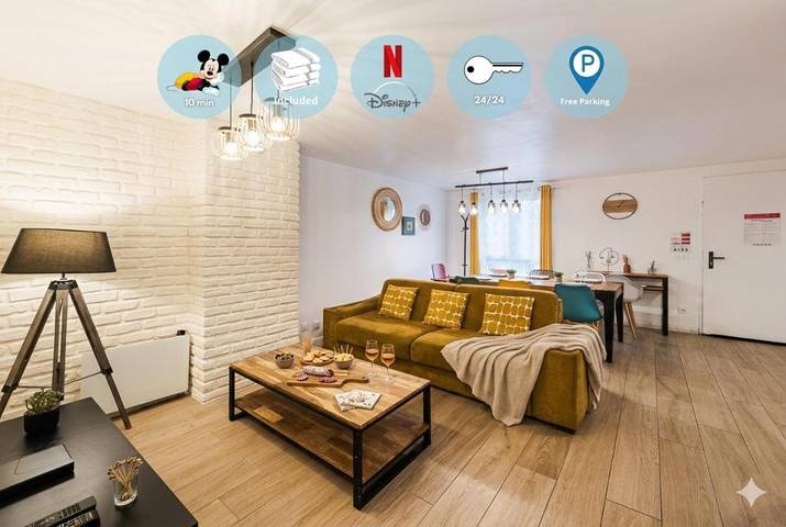 Last minute apartment voor 7 personen in Disneyland Paris