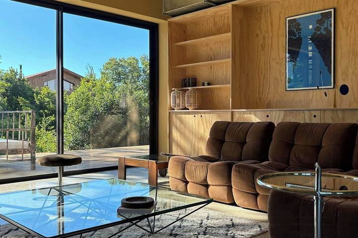 Maison de vacances pour 8 personnes, avec piscine et jardin dans Cazaux