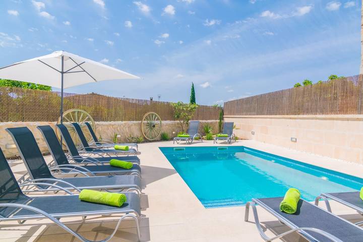 Can Tianet - Villa avec piscine privée à Randa (Algaida). Wi-Fi gratuit in Randa (Mallorca), Algaida