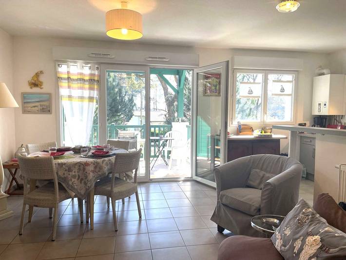 Appartement de vacances pour 5 personnes, avec balcon à Hossegor