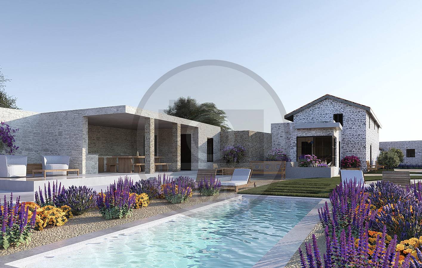 Geräumige 200 m² große Wohnung mit Pool, WLAN und Terrasse in Podgrađe, Grad Benkovac