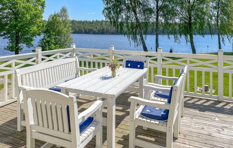 Ferienhaus für 5 Personen mit Seeblick in Borås, Västergötland