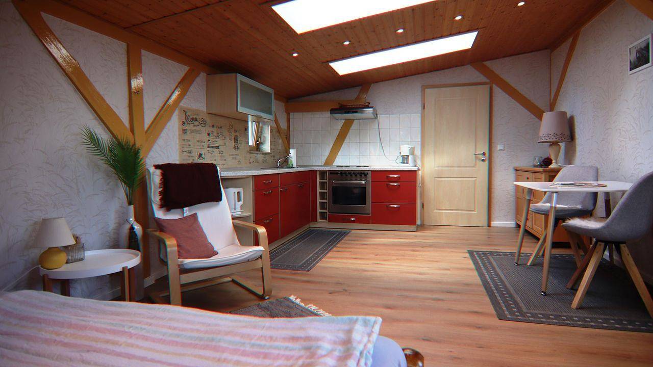 Ganze Ferienwohnung, Ferienwohnung für 2 Personen (40 m²) in Usedom in Wilhelmshof, Usedom Stadt