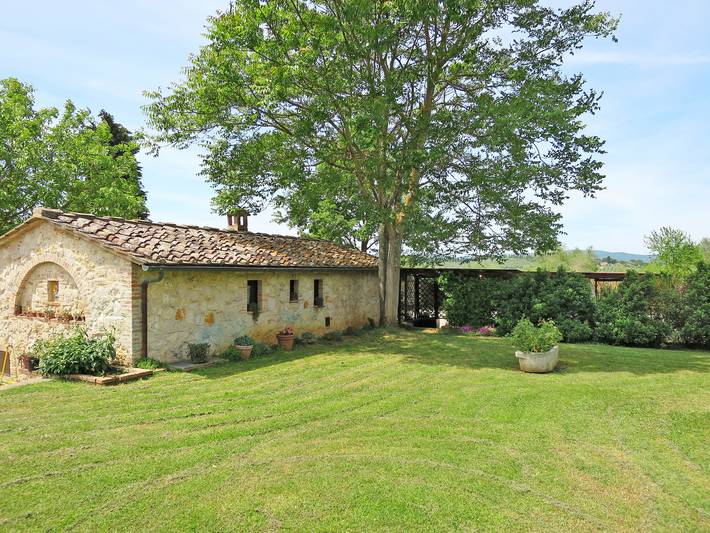 Location de vacances pour 4 personnes, avec jardin ainsi que terrasse et vue, animaux acceptés à Colle di Val d'Elsa - 2