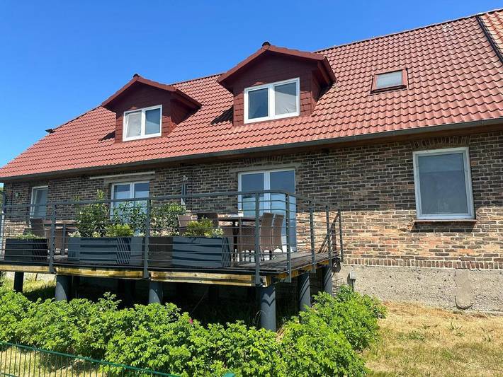 Ferienhaus für 6 Personen, mit Balkon und Terrasse sowie Garten und Ausblick in Rappin - 2