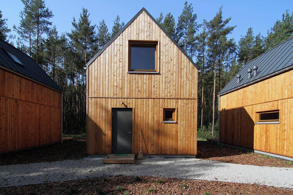 \"Aqua Cottage\" in einem kleinen familienfreundlichen Resort in Forest upon Warta Rive in Region Lodz
