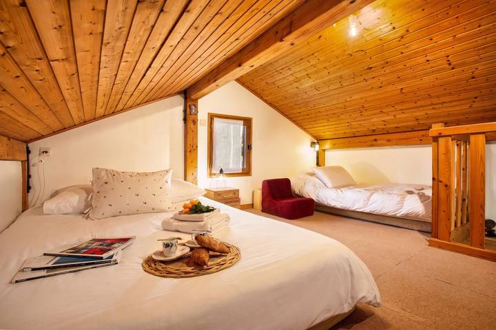 Appartement entier, Chalet des Cristaux cosy alpine style for 5 in Chamonix-Mont-Blanc, Massif du Mont-Blanc