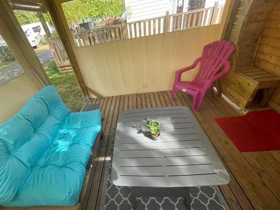 Camping La Forêt Lahitte - Tent 2 persons - Tonneau 2 trèfles 1 bedroom - No sanitary facilities in Parentis-en-Born, Côte d’Argent