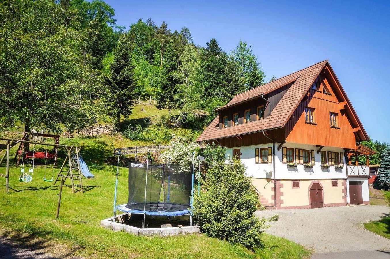Ganze Wohnung, Ferienwohnung 'Heidelbeere' mit Bergblick, privater Terrasse und Wi-Fi in Oberkirch, Mittlerer Schwarzwald