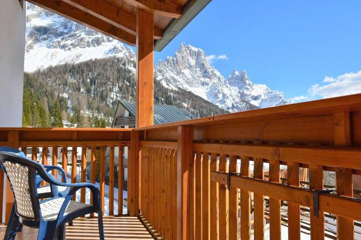 Location de vacances pour 3 personnes, avec jardin ainsi que sauna et jacuzzi, adapté aux familles à San Martino di Castrozza - 4