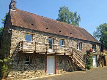 Gîte pour 6 personnes, avec vue et jardin à Le Vey