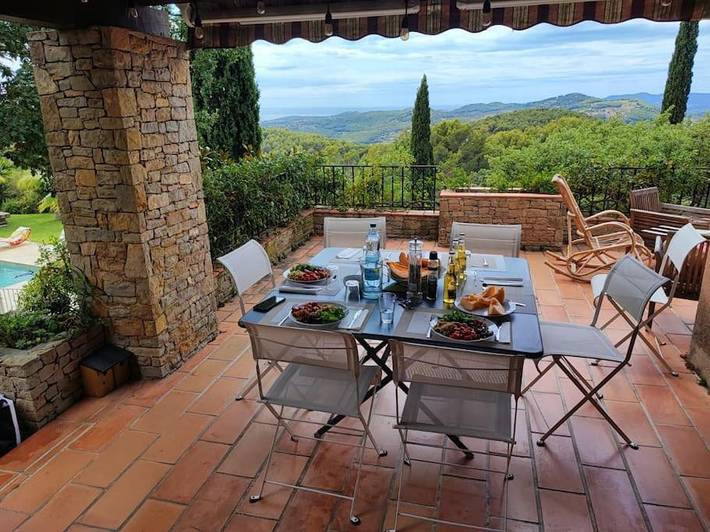 Villa pour 12 personnes, avec piscine ainsi que vue et jardin à Le Beausset - 4