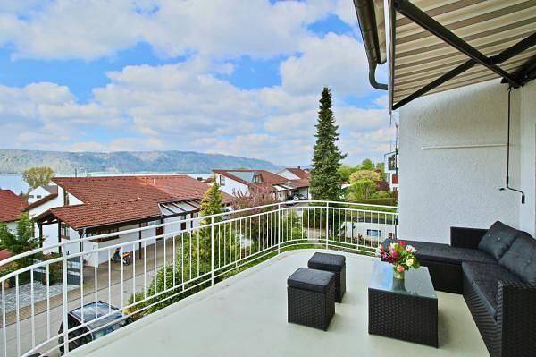 Ferienwohnung für 5 Personen, mit Balkon und Balkon/Terrasse sowie Seeblick und Ausblick in Sipplingen