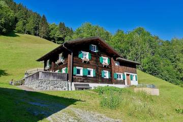 Blockhütte für 9 Personen, mit Balkon, mit Haustier in Schruns-Tschagguns