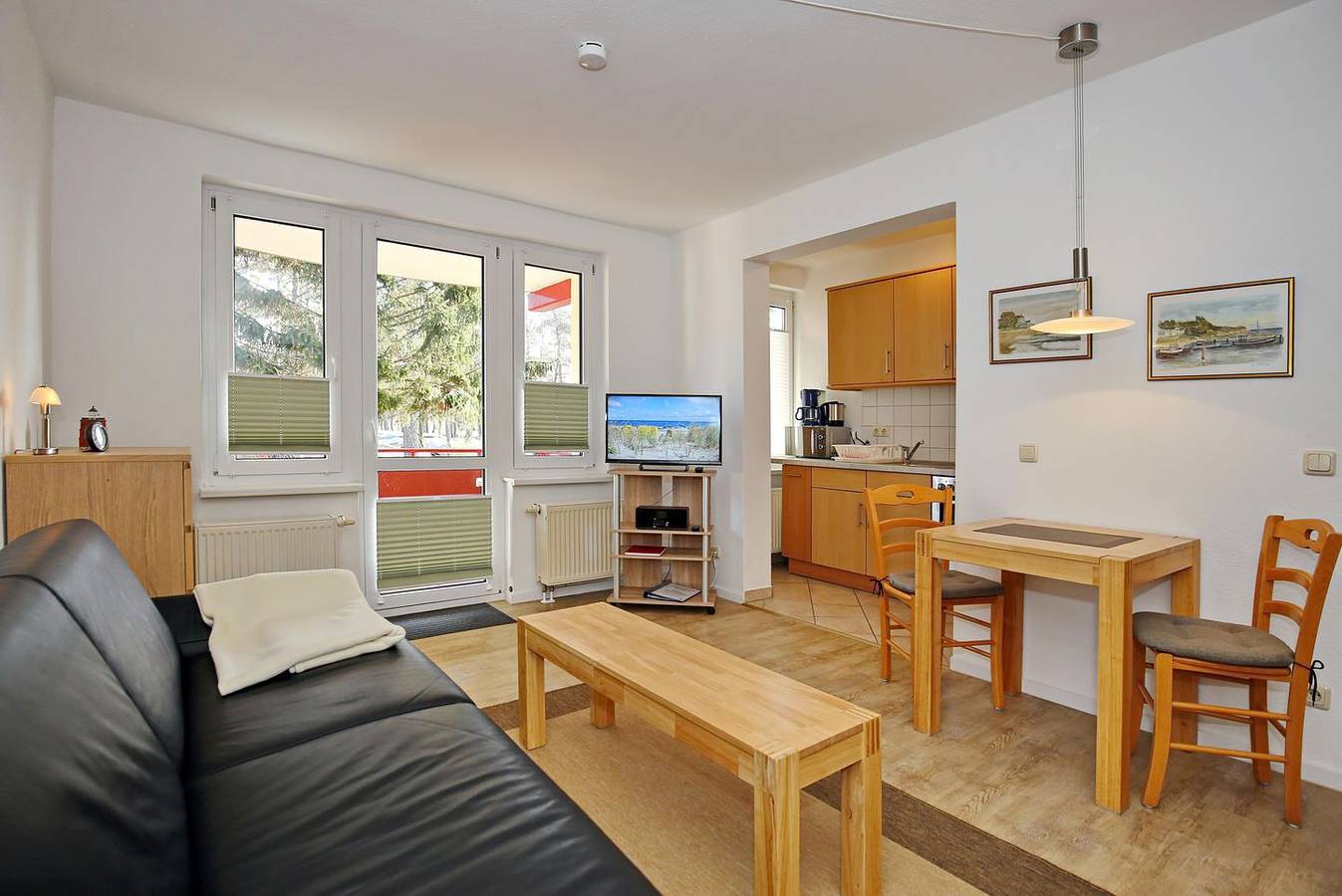 Ganze Wohnung, Dünengarten Wohnung 43 Kühlungsborn – 1-Zimmer-Apartment mit Balkon & Strandzugang in Ostseebad Kühlungsborn, Kühlungsborn