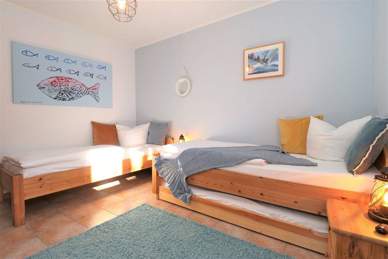 Ganze Wohnung, Ferienwohnung mit Terrasse direkt hinter dem Deich in Ostseebad Wustrow, Wustrow