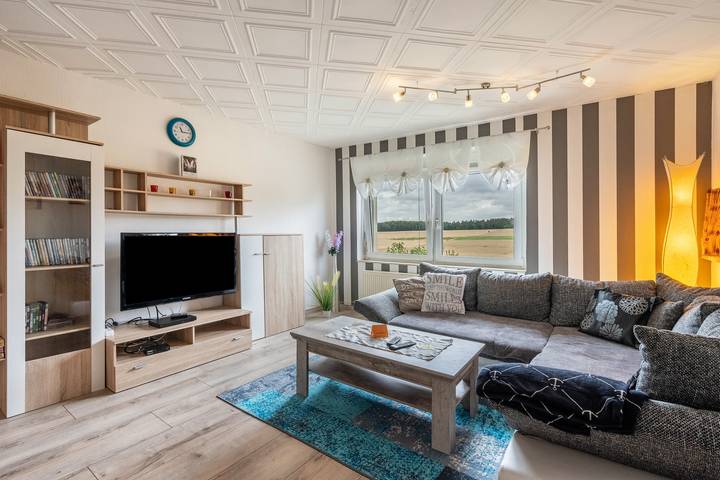 Ganze Wohnung, Ferienwohnung 'Familie Heiko Schroth' mit Wi-Fi in Belgern-Schildau, Naturpark niederlausitzer heidelandschaft (Brandenburg)