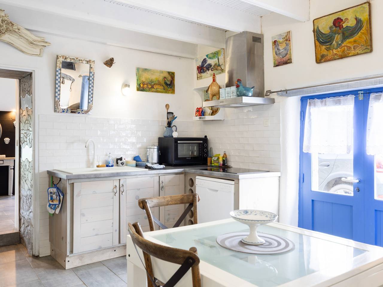 Ferienhaus 'Gite Atelier La Croix Blanche' mit privatem Garten, Wlan und Klimaanlage in Kermaria-Sulard, Rosa Granitküste