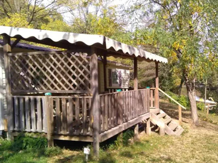 Camping Coeur d'Ardèche - Mobilhome 8 personnes - Mobil Home 4 Pièces 6/8 Personnes + Tv in Saint-Vincent-de-Durfort, Parc naturel régional des Monts d'Ardèche
