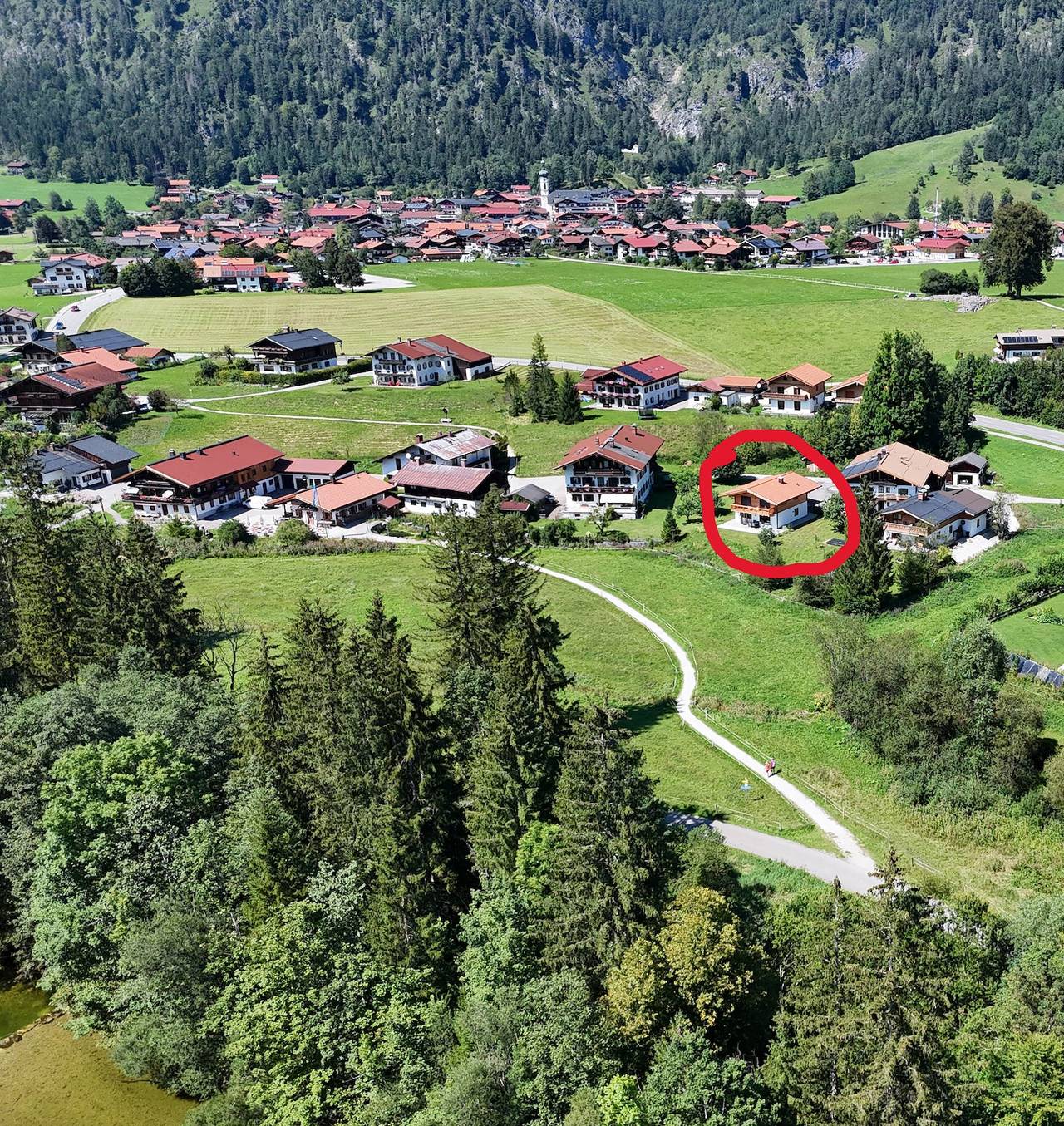 Ganze Ferienwohnung, Chalet Groissenbach - Chalet 125qm für max. 6 Personen, 3 sep. Schlafzimmer in Reit im Winkl, Bayerische Alpen