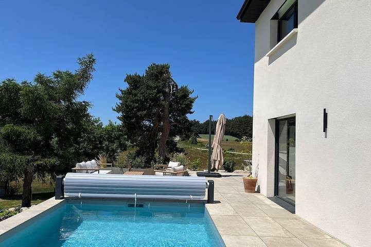 Maison de vacances pour 10 personnes, avec piscine