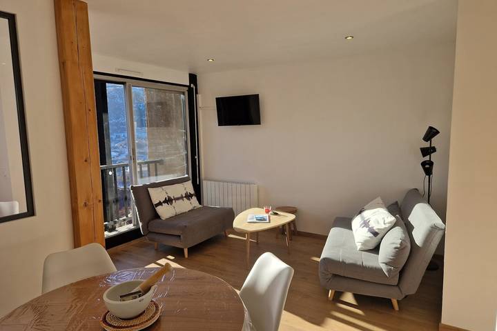 Ganze Wohnung, Ferienwohnung für 5 Personen mit Balkon in Briançon, Serre Chevalier