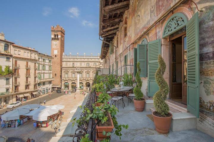 BnB für 2 Personen, mit Ausblick und Balkon in Verona - 4