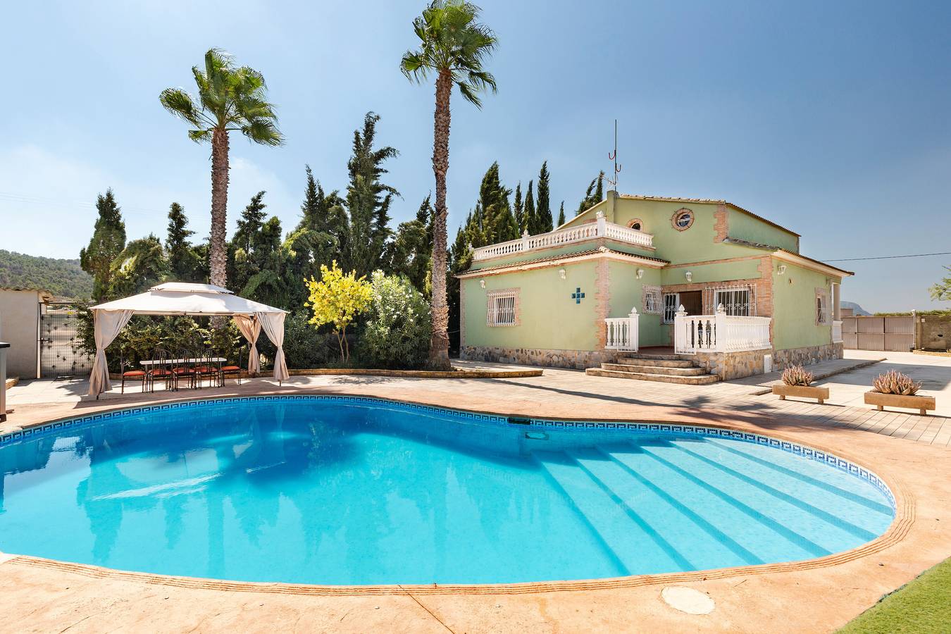 Landhaus 'Cavila' mit Seeblick, Wlan und Klimaanlage in Pliego, Murcia Binnenland
