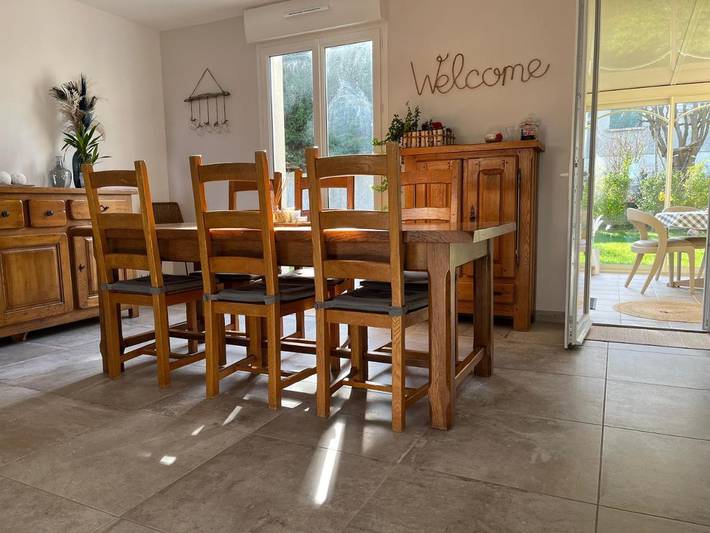 Maison de vacances pour 8 personnes, avec jardin