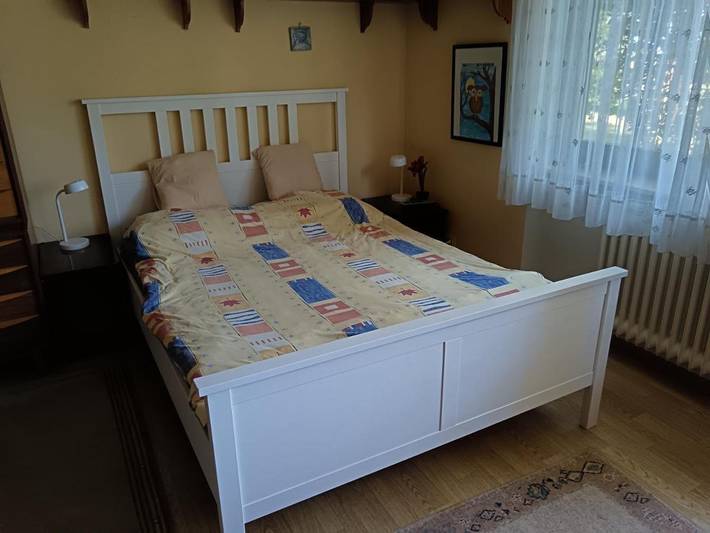 Ferienwohnung für 4 Personen, mit Terrasse und Garten sowie Ausblick
