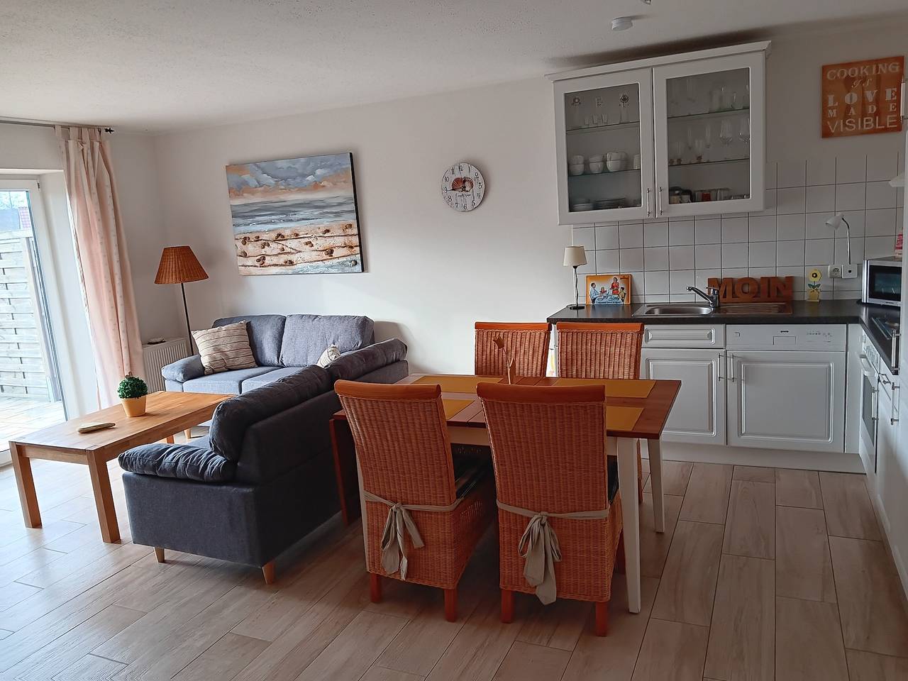 Ganze Ferienwohnung, Ferienhaus Sonnenteich - Wohnung Seerose - 3-Raum-Ferienwohnung Seerose in Büsum, Nordseeküste