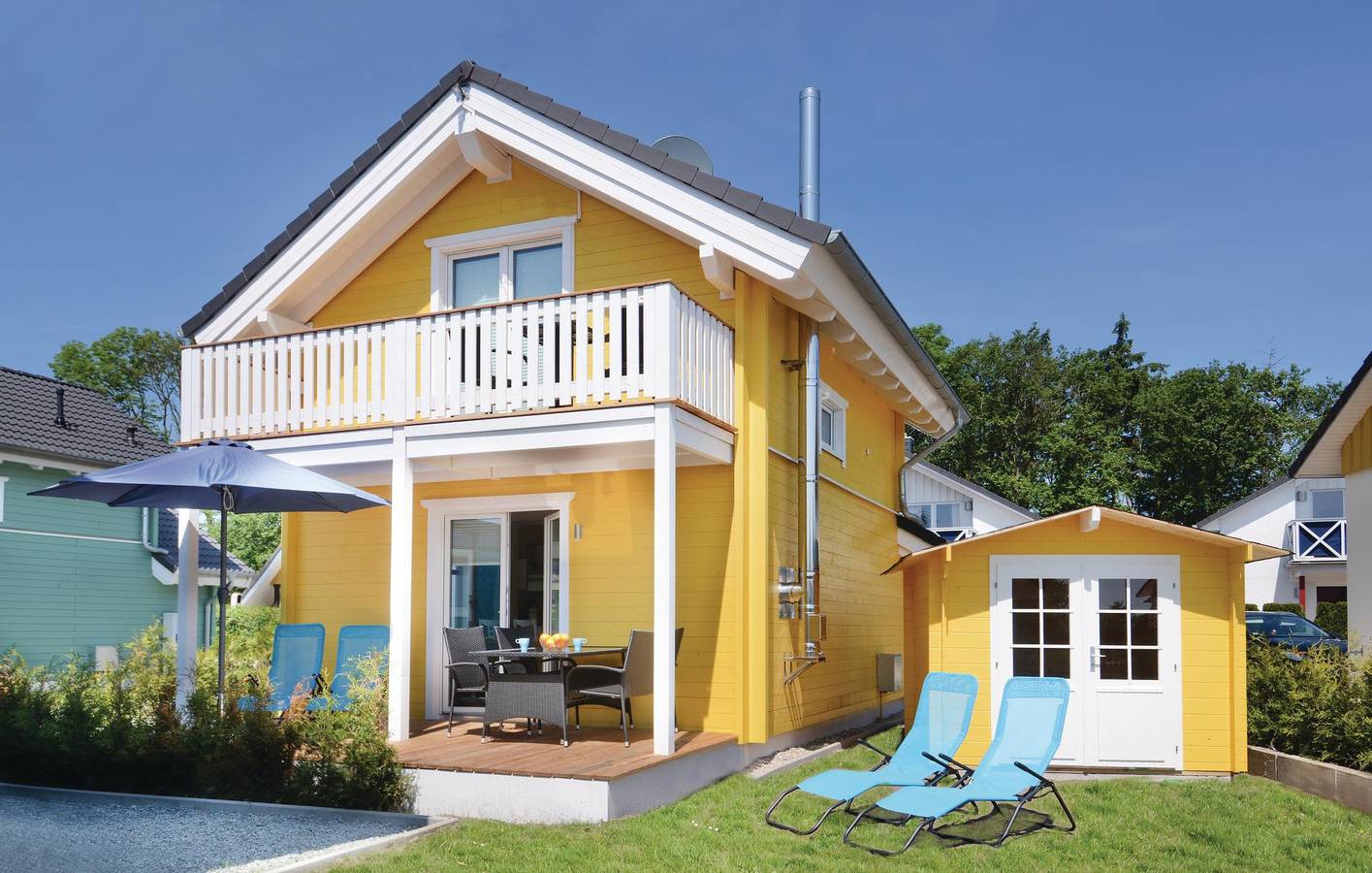 Urlaub am Meer: TV, Parkplatz, Terrasse, Küche & 2km Strand in Heringsdorf (Oldenburg-Land), Ostholstein