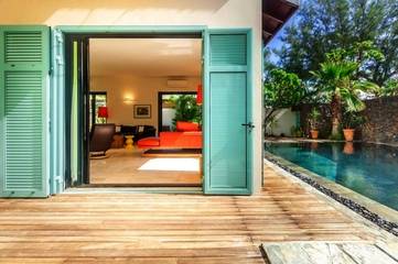 Cottage pour 8 personnes, avec piscine ainsi que vue et jardin dans Plage de Boucan Canot