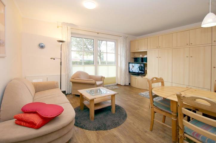 Ganze Wohnung, Ferienwohnung mit 2-Zimmern auf ca. 45 m² am Südstrand in Nordfriesische Inseln (Schleswig-Holstein) (Schleswig-Holstein), Wyk auf Föhr