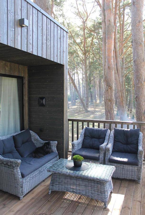 Bungalow für 2 Personen, mit Terrasse und Garten sowie Ausblick in Lettland - 2