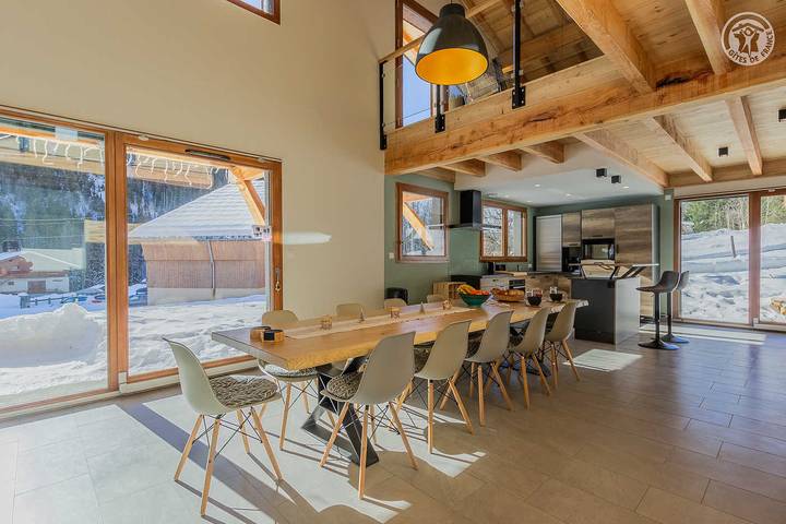 Chalet pour 12 personnes, avec balcon à Hauteluce - 2