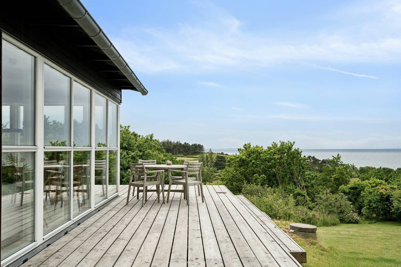 Ferienhaus mit Meerblick auf Helgenæs in Knebel, Süddjursland