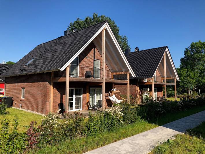 Ferienhaus für 6 Personen, mit Balkon und Garten sowie Sauna