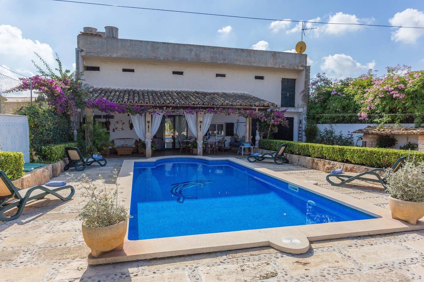 Casa Des Puig - Acogedora casa con piscina privada y Wifi Gratis in Búger, Interior de Mallorca