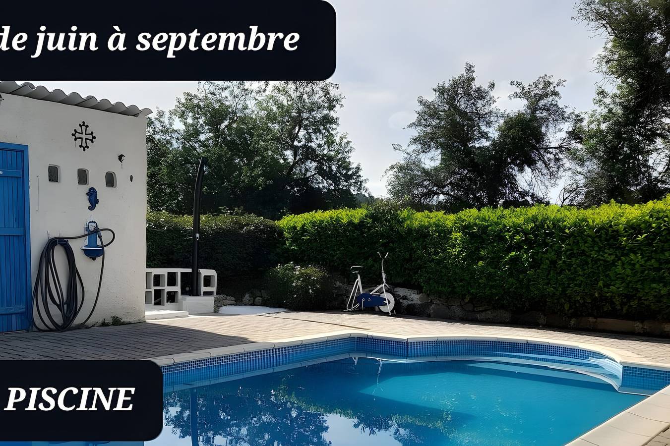 Villa "Charmante Location Vacaciones" con piscina compartida, Wi-Fi y aire acondicionado in Montagnac, Côte d'Améthyste
