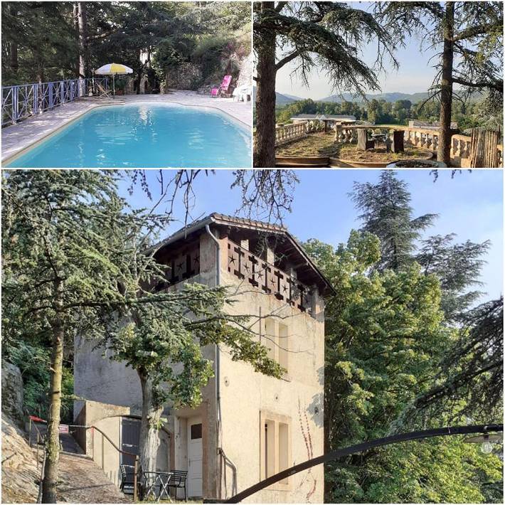Ferienhaus für 2 Personen, mit Garten und Pool sowie Ausblick - 1