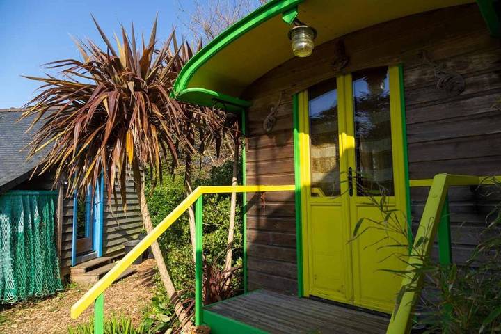 Camping pour 2 personnes, avec vue ainsi que jardin et terrasse