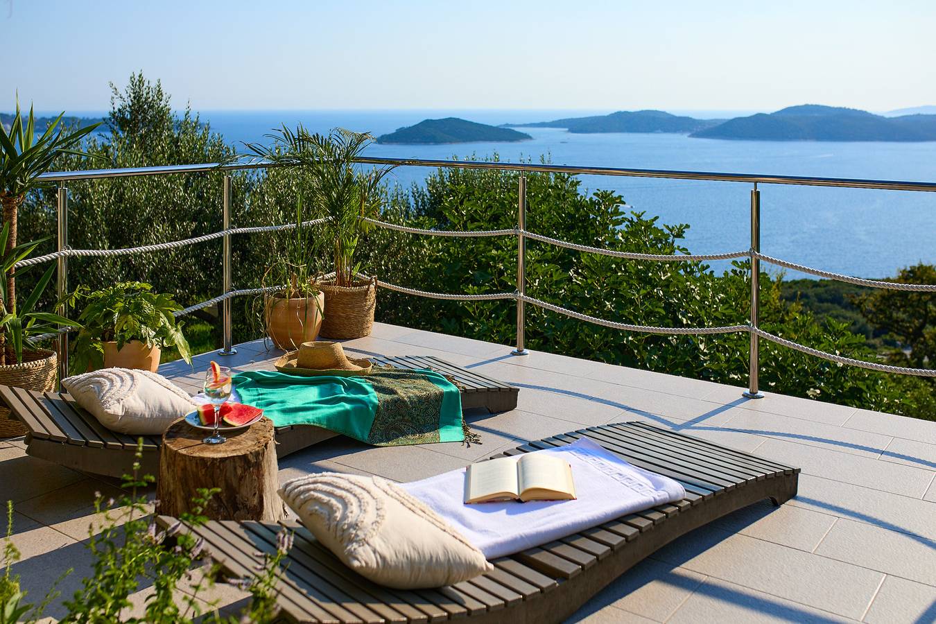 Casa de vacaciones para 6 personas con vistas al mar in Brsecine, Grad Dubrovnik